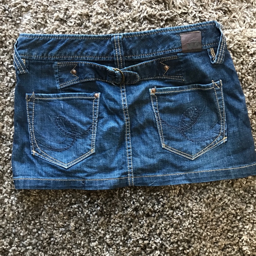 Express denim skirt size 6